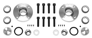 Wilwood Front Hub Kit (Race) Parts Laid Out