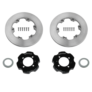 Wilwood Promatrix Rear Replacement Rotor Kit Parts Laid Out