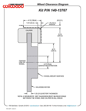 Wheel Clearance Diagram