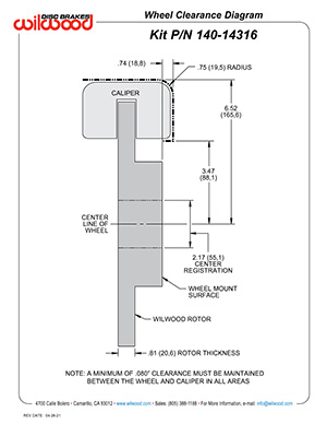 Wheel Clearance Diagram