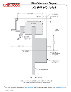 Wheel Clearance Diagram