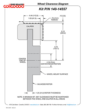 Wheel Clearance Diagram