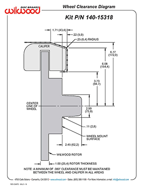 Wheel Clearance Diagram