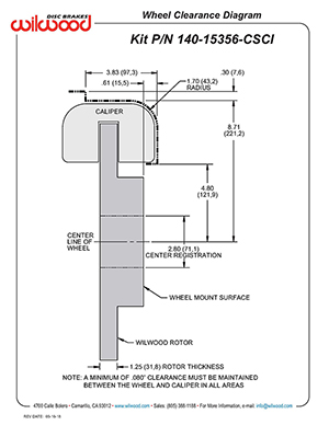 Wheel Clearance Diagram