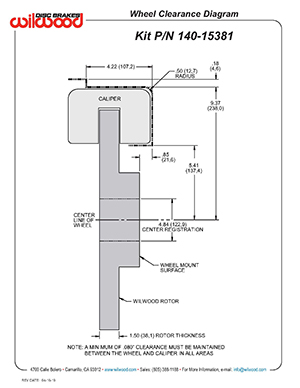 Wheel Clearance Diagram