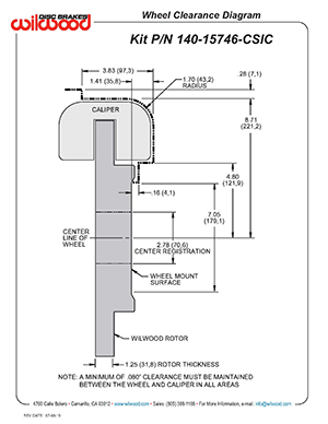 Wheel Clearance Diagram