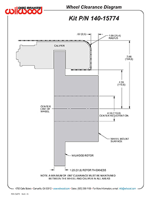 Wheel Clearance Diagram