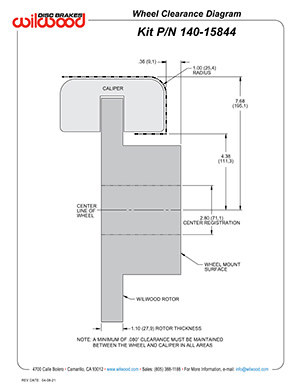 Wheel Clearance Diagram