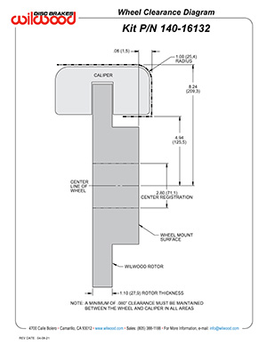 Wheel Clearance Diagram