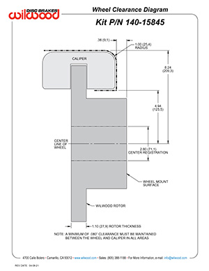 Wheel Clearance Diagram