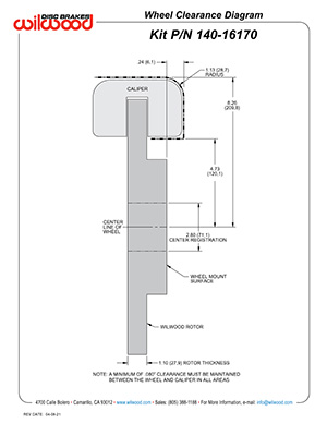 Wheel Clearance Diagram