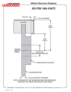 Wheel Clearance Diagram