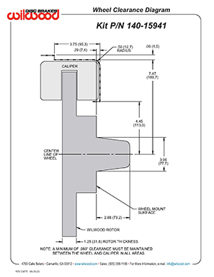 Wheel Clearance Diagram