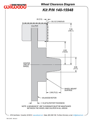 Wheel Clearance Diagram