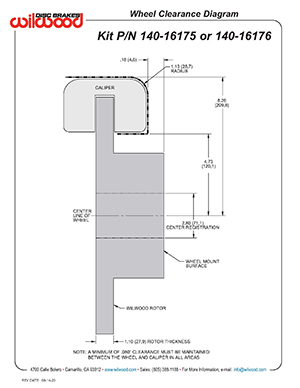 Wheel Clearance Diagram