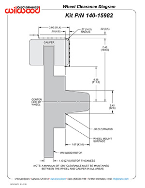 Wheel Clearance Diagram