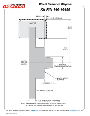 Wheel Clearance Diagram