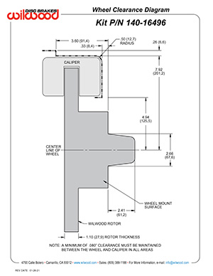 Wheel Clearance Diagram