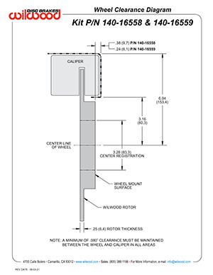 Wheel Clearance Diagram