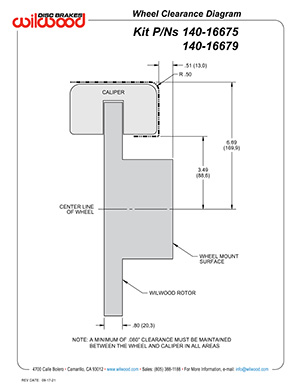 Wheel Clearance Diagram