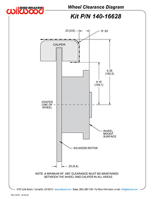 Wheel Clearance Diagram