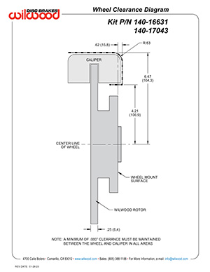 Wheel Clearance Diagram