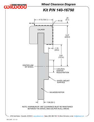 Wheel Clearance Diagram