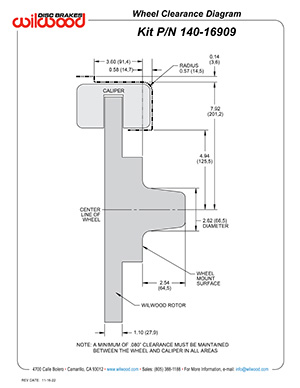 Wheel Clearance Diagram