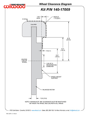 Wheel Clearance Diagram