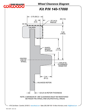 Wheel Clearance Diagram