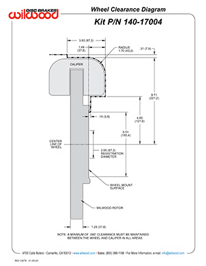 Wheel Clearance Diagram