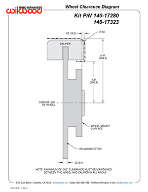 Wheel Clearance Diagram