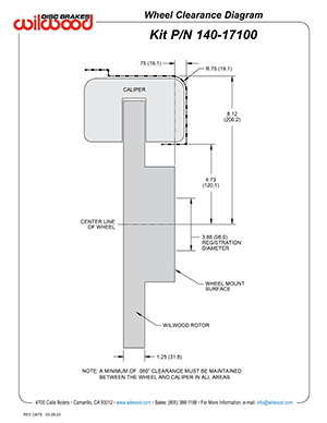 Wheel Clearance Diagram