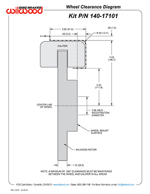 Wheel Clearance Diagram