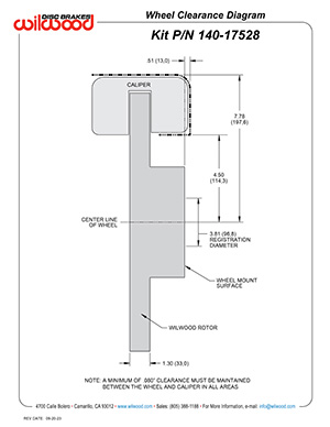 Wheel Clearance Diagram