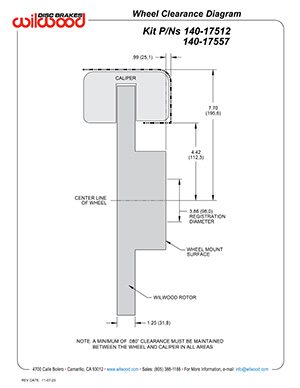 Wheel Clearance Diagram