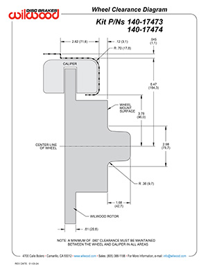 Wheel Clearance Diagram