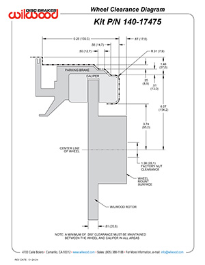 Wheel Clearance Diagram