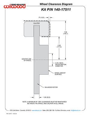 Wheel Clearance Diagram