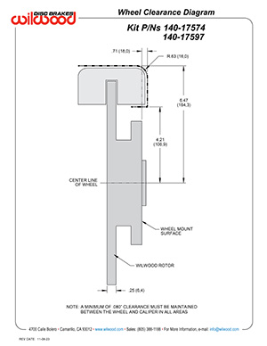 Wheel Clearance Diagram