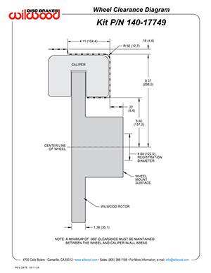 Wheel Clearance Diagram