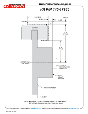 Wheel Clearance Diagram