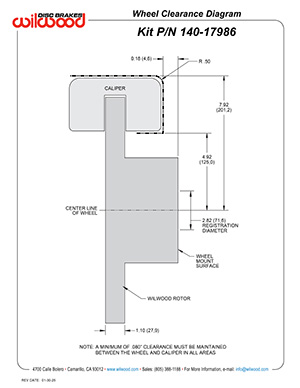 Wheel Clearance Diagram