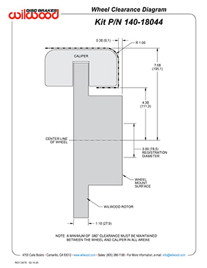 Wheel Clearance Diagram