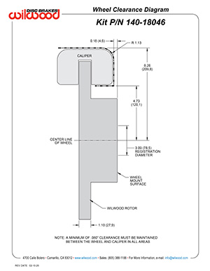 Wheel Clearance Diagram