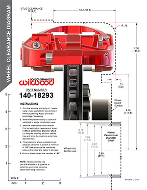 Wheel Clearance Diagram