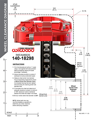 Wheel Clearance Diagram