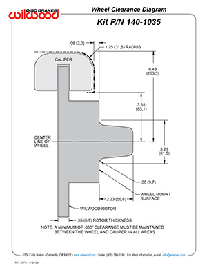 Wheel Clearance Diagram