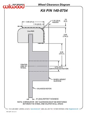 Wheel Clearance Diagram