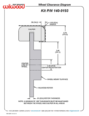 Wheel Clearance Diagram